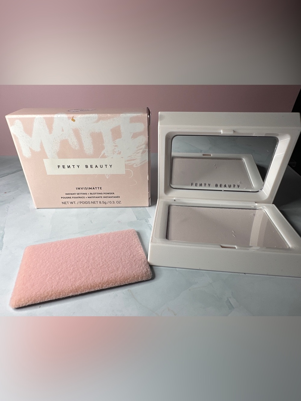 Fenty Beauty Invisimatte Setting Powder Compact - Soft Pink